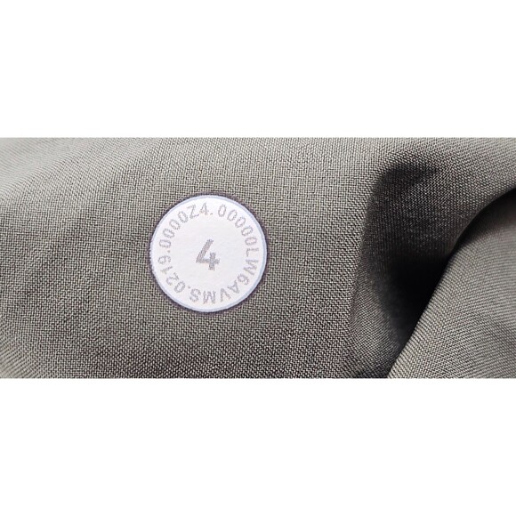 Lululemon Womens Crop Pant On The Fly Drawstring Pockets Grey Sage Casual Sz 4 - Picture 3 of 15